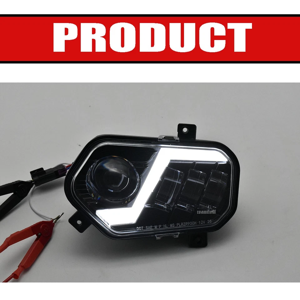 Faros LED Plug and Play DRL para RZR 900 800 11-14/Sportsman/Ranger 12-13 Foto 3 de 4