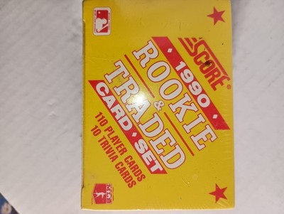1990 Score Rookie and Traded Baseball 110 Card Set Factory Sealed