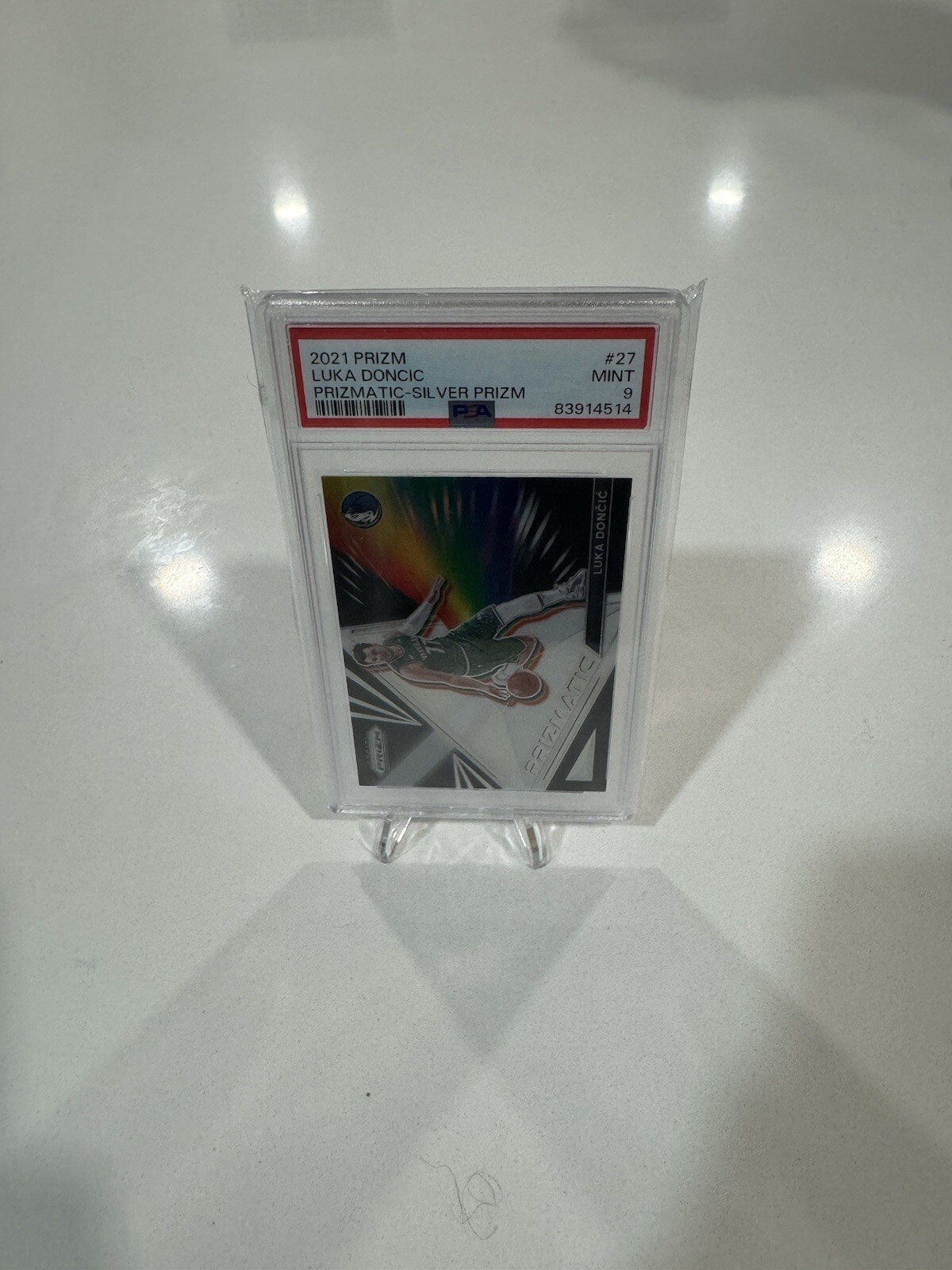 Luke Doncic 2021 Prizm - Prizmatic Silver Prizm Psa 9