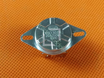 NC Manual Reset KSD302X 93°C Thermostat NEW