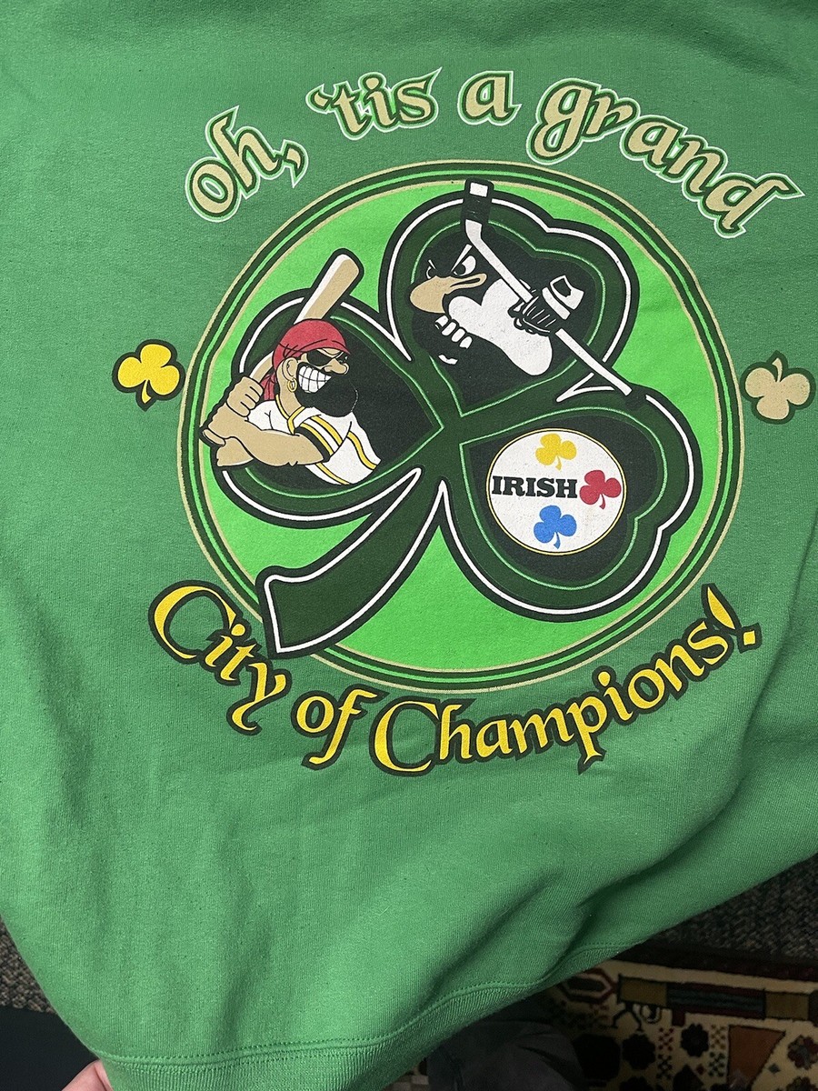 Pittsburgh Steelers,Penguins, Pirates Saint Patrick's Day Green