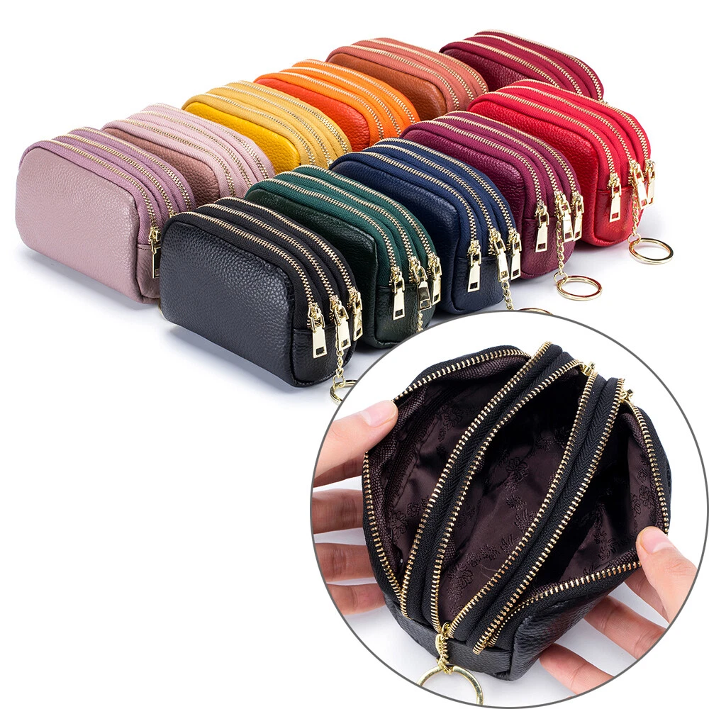 Wallets Zipper Pu Leather Coin Purse Mini Key | Mini Wallet Card Coin  Zipper - New - Aliexpress