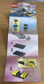 Lego Pirates 6234 Renegade's Raft Complete Instruction Box Poster Box Pirates