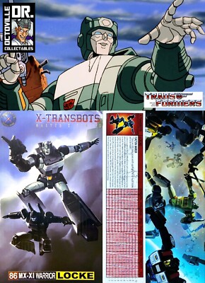 X-Transbots MX-11 Locke / Masterpiece Scaled Kup Brandneu