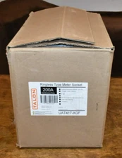 New In Box 2 Siemens Talon UAT417-XGF 200A Ringless Type Meter Socket Outdoor