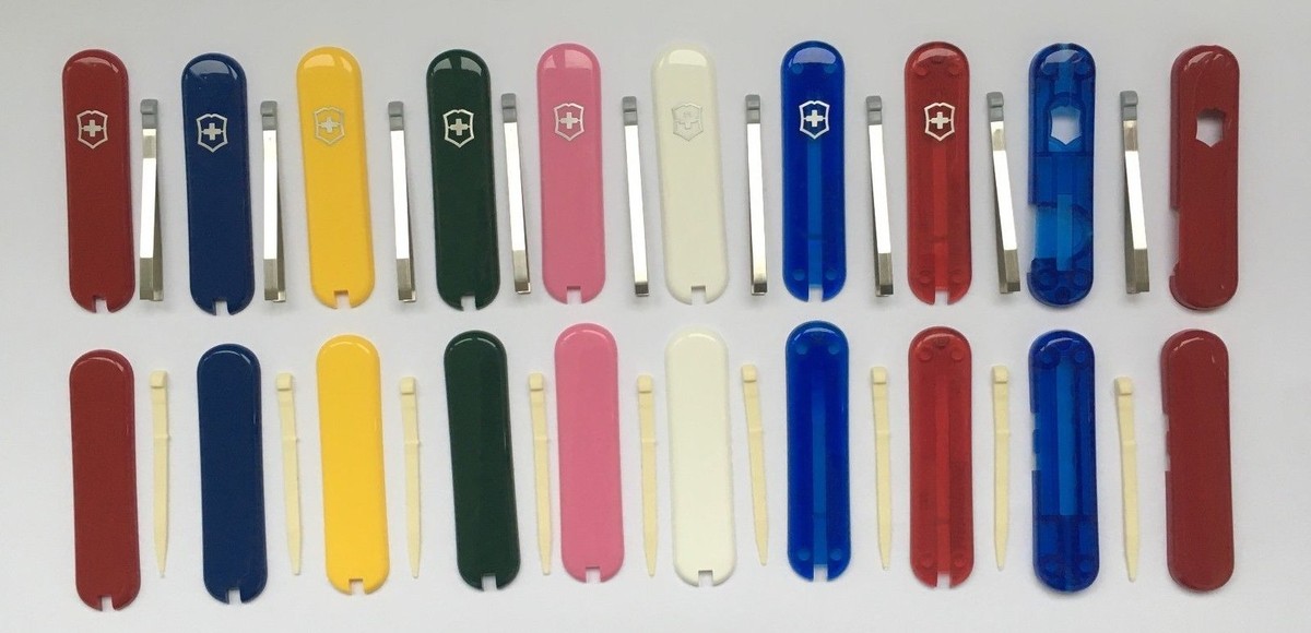 SWISS ARMY VICTORINOX 58mm SCALES/HANDLES WITH TWEEZER+TOOTHPICK