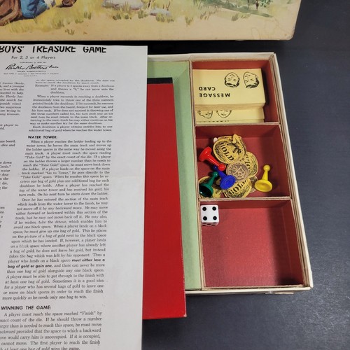 Hardy Boys Treasure Game - Juego de mesa Parker Brothers 1960 - De colección - Completo - Imagen 6 de 6