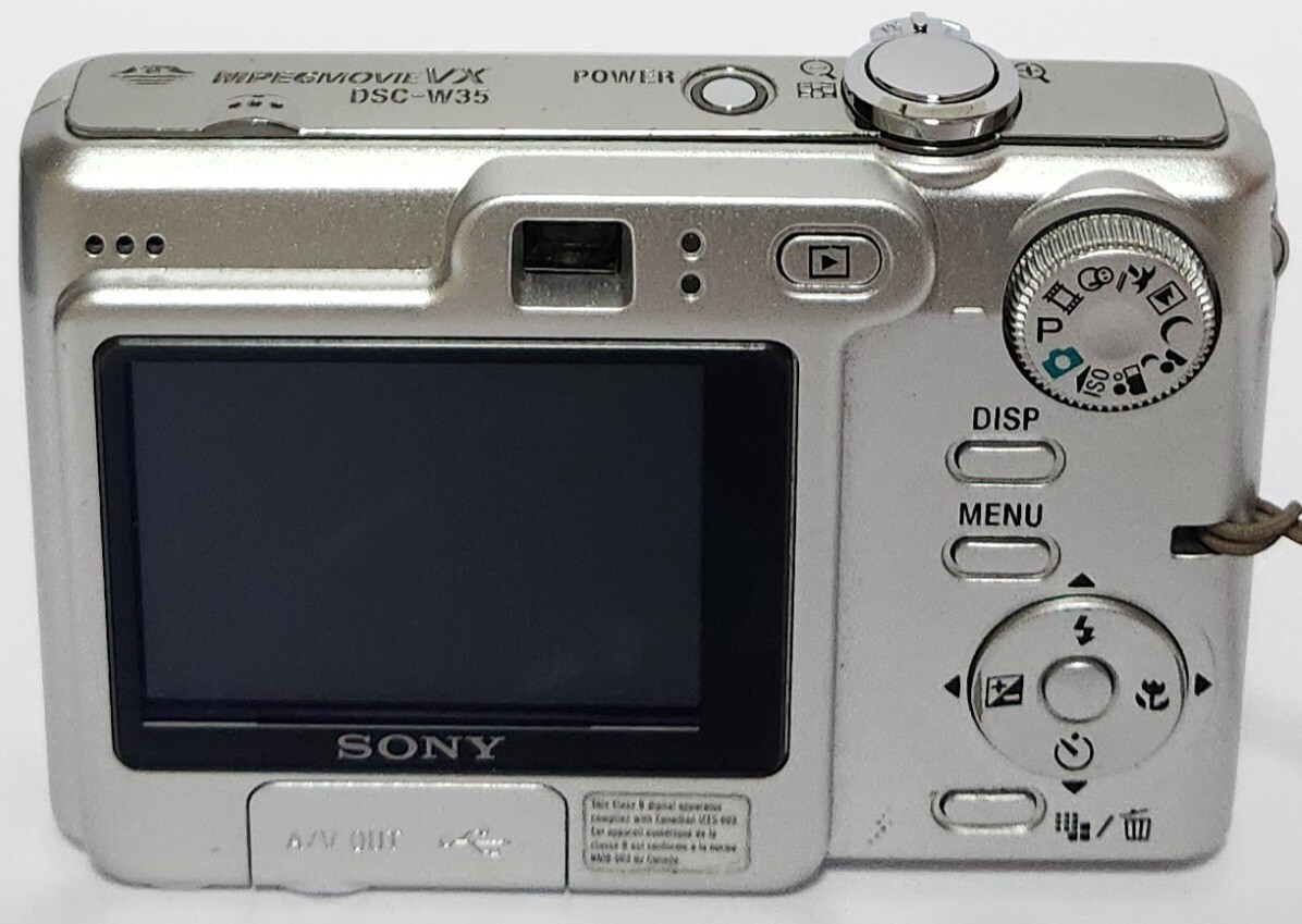 デジタルカメラ SONY Cyber-shot DSC W35 Q758 Sony Cyber-shot DSC-W35 7.2MP Digital Camera - Silver