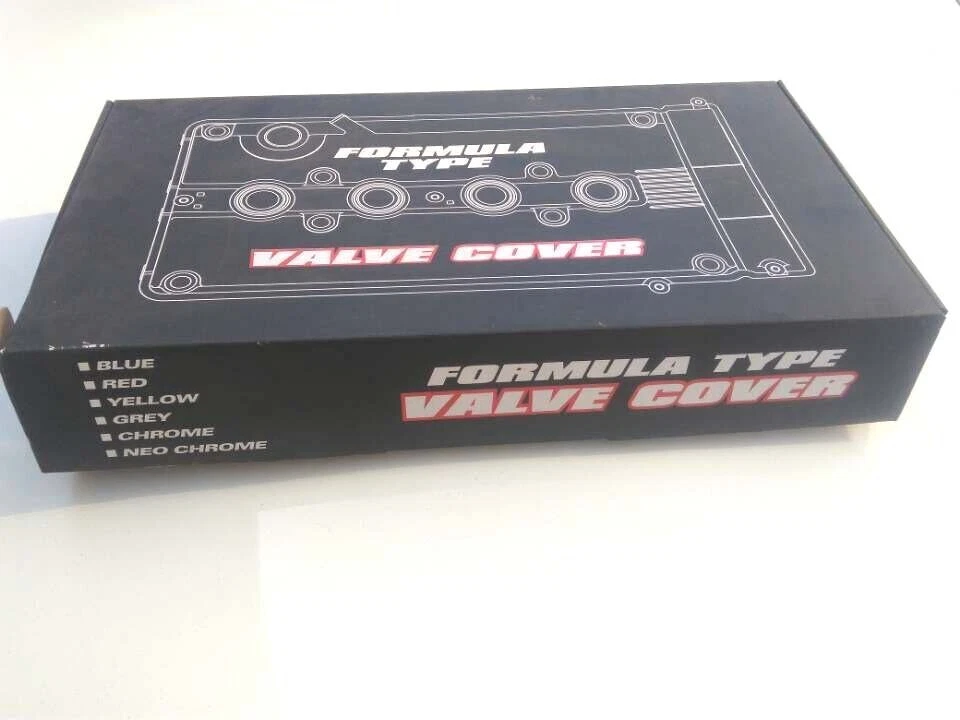 MUGEN Style Engine Valve Cover Grey Honda Civic B16 B17 B18 VTEC B18C DOHC - Image 4 of 4