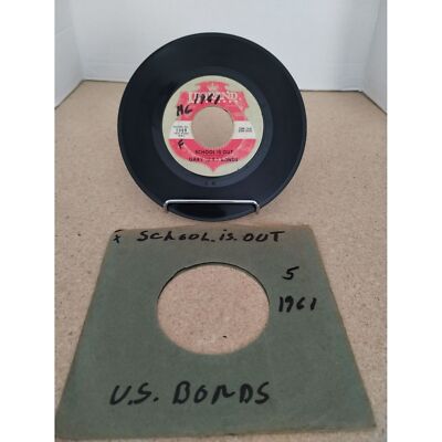 GARY (U.S.) BONDS School Is Out-One Million Years 45 RPM 7'' 1961 Legrand 1009