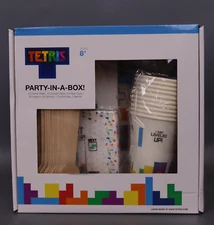 Tetris Party in a Box Kit Retro Video Game Themed Birthday Decor Celebration
