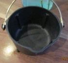 GRISWOLD #32 Cast Iron Wind-Proof Ashtray 3 Leg Kettle Log Cabin Decor