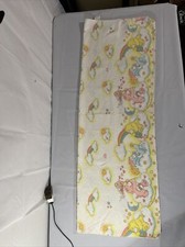 1983 Care Bears Baby Blanket Colorful Rainbow  Cloud Soft Throw Infant Cover