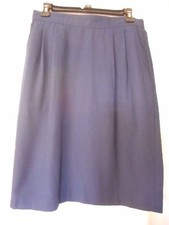 Vintage Sag Harbor Professional Suit Skirt Navy Blue Lined Skirt Size 12