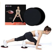 Gliding Discs Core Sliders with Fitness Exercise Equipment, Dual Sided