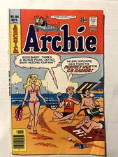 ARCHIE #265 DAN DECARLO BIKINI BEACH COVER AND ART ARCHIE COMICS 1977