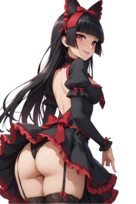 Rory Mercury Gate Waifu Weatherproof Anime Sticker 6'' Car Decal