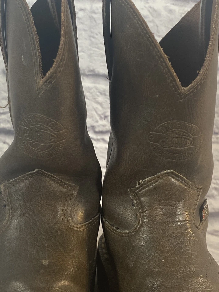 Botas de Vaquero Justin Gypsy Puntera Cuadrada Marrón Jr Juvenil 4444JR Talla Us 8.5 D Foto 4 de 4