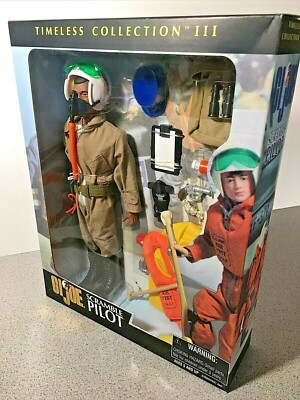 RARE GI Joe BLACK Scramble Pilot Timeless Collection III ~NEW in