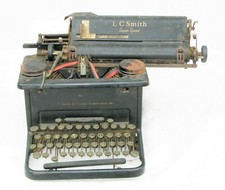 ANTIQUE VINTAGE TYPEWRITER LC SMITH CORONA SUPER SPEED UNTESTED PARTS OR REPAIR thumbnail