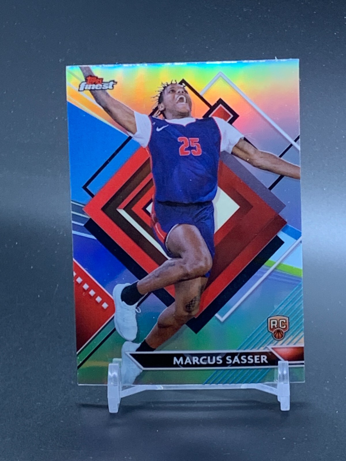 2023-24 Topps Finest Refractor Rare #290 MARCUS SASSER Detroit Pistons RC