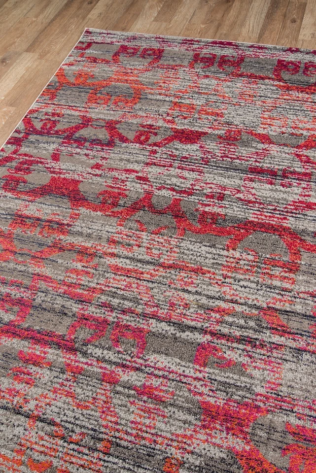 Alfombra Momeni Casa Polipropileno Sin Respaldo Naranja 5'3" X 7'6" Foto 2 de 4