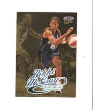 nikki mccray  1999 ultra gold card,tennesseecollierville,deceased,mystics # 3