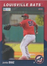 2016 Louisville Bats Jumbo Diaz RC Rookie Cincinnati Reds