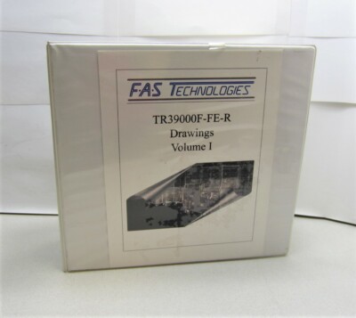 F.A.S. Technologies TR39000F-FE-R Drawings Volume I