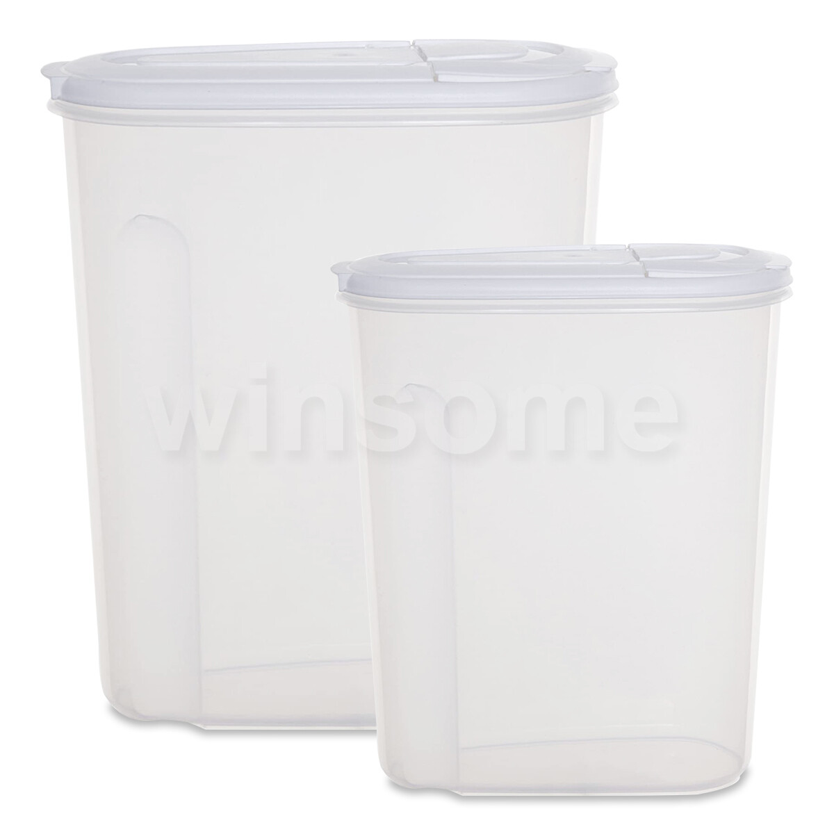 Set 2 Pezzi Contenitori Per Pasta Ermetici - Per Spaghetti, Cereali E Alimenti Secchi Contenitori Per Cereali - Foto 12