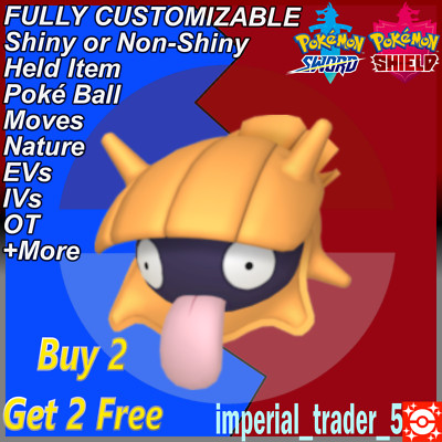 Pokémon Sword and Shield   Shiny Shellder   W/ Best 6IV Customizable