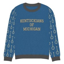 Knitted crew neck sweater