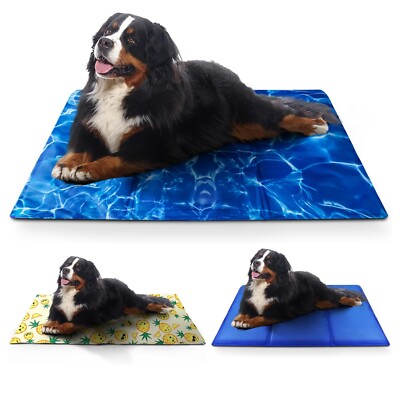 FurDreams Kühlmatte Für Hunde & Katzen 50x90cm - Selbstkühlend Ohne Wasser