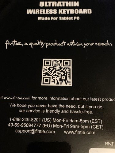Fintie Ultrathin Wireless Bluetooth Keyboard For IOS Tablet - Picture 11 of 15