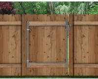 Wide Gate Opening Steel Frame Fence Install Kit Adjustable 36 In. X 60 In. Wide Gate Opening Steel Frame Fence Install Kit Adjustable 36 In. X 60 In.