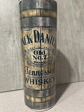 Graphic Skinny Tumbler- Jack Daniels Whiskey - 20oz Cup / Mug With Straw