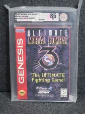 Sega Genesis ULTIMATE MORTAL KOMBAT 3 VGA 85 New Factory Sealed Game Wata UMK3