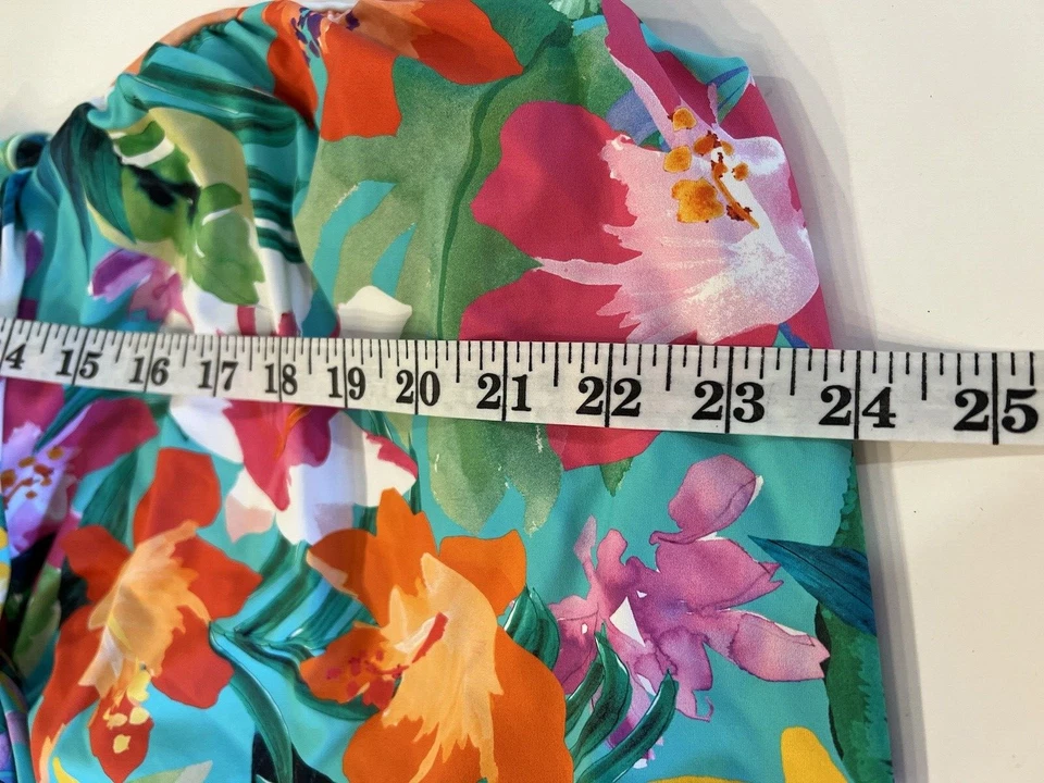 La Blanca Size 18 Tankini Top NWOT Floral Print - Image 4 of 4