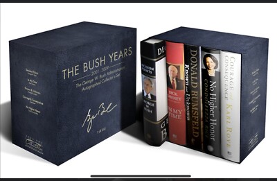 The Bush Years: The George W. Bush Administration Book Set. President Signed