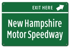 Vintage Style Metal Sign New Hampshire Motor Speedway 12 x18