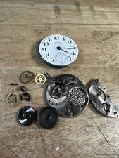 Vintage Estate Fresh Watchmakers Lot Of Pocketwatch Parts Hamilton New Era