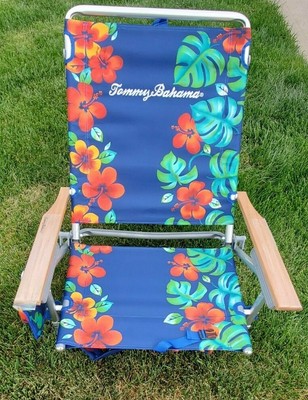 tommy bahama green floral beach chair