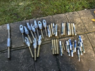 Kanalstangen Reparatursätze / Kobrastange 6mm / 9mm / 11mm großes Konvolut 