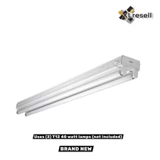 Metalux 40-Watt 2-Light White 4 ft. Fluorescent Strip Light