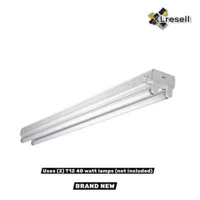 COOPER LIGHTING Metalux 40-Watt 2-Light White 4 ft. Fluorescent Strip Light