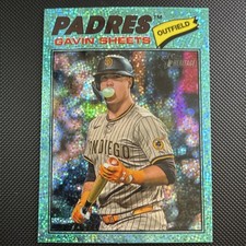 Topps Gavin Sheets San Diego Padres 2026 Heritage #127 Sparkle Parallel Baseball