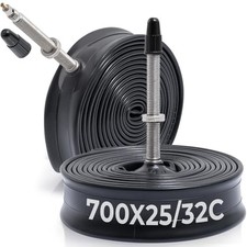 700x25C/28C/32C FV60mm Bike Tubes 700C Inner Tubes 2-PCS