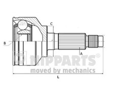 Cardan Hyundai TRAJET