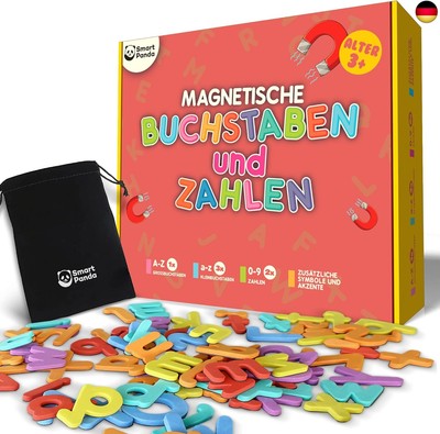 Mamabrum Magnetische Lernbox Mathe – Zählen Lernen Mit Karten, Magneten & Abwischbarem Marker, Ab 3 Jahren