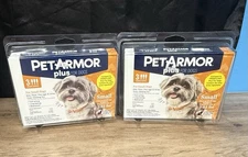 Lot Of 2 Pet Armor Flea & Tick Treatment for 5-22 lbs Dogs